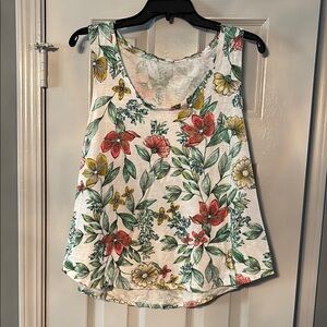 Target A New Day Floral Sleeveless Tank Top